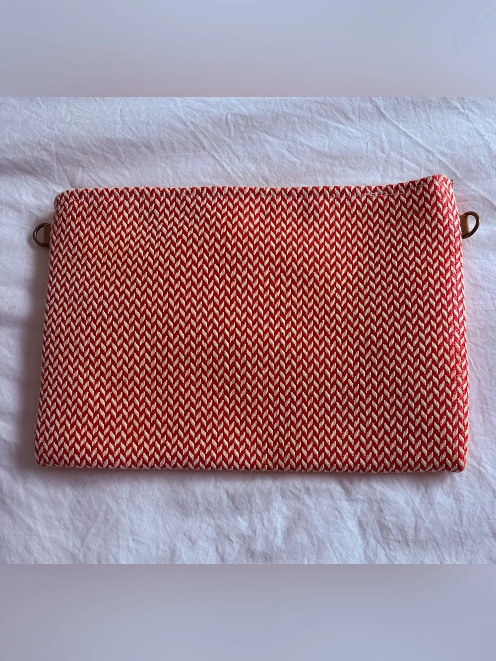 Maluca Red & White Clutch